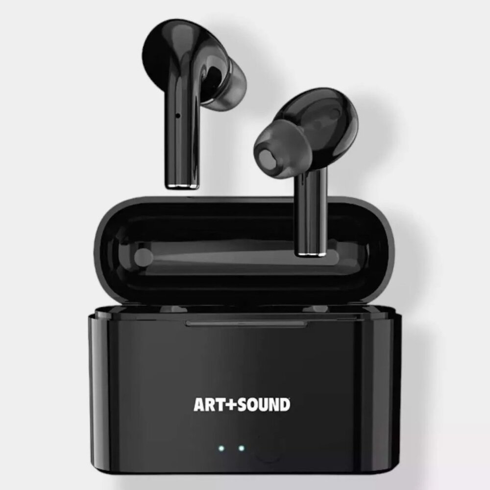 Art+Sound Wireless Bluetooth Earbuds NIB Black